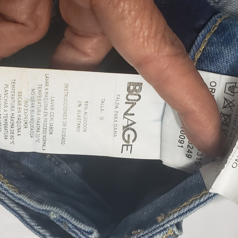 Bonage Blue Jean skirt - Picture 7 of 9